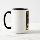 キュートブルテリアドッグタロットカード マグカップ (左)