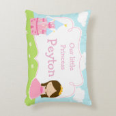 キュートブルネットウアーリトルプリンセス アクセントクッション (正面(垂直))