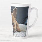 キュートブルフランスのドッグラテマグ カフェラテマグ (右)