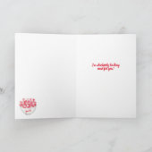 キュートブルフランスのドッグヴァレンティーンズデイラブ引用文 シーズンカード (内部)