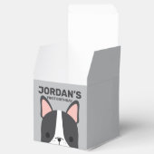 キュートブルフランスのドッグ誕生日 フェイバーボックス (オープン)