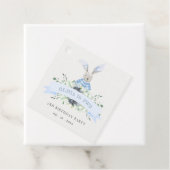 キュートブルーアクアバニーフェスティバルANY AGE誕生日 フェイバータグ (インサイチュ)