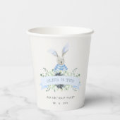 キュートブルーアクアバニーフェスティバルANY AGE誕生日 紙コップ (裏面)