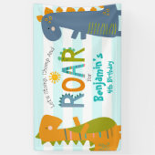 キュートブルーウィーズストンプチョンプロアボーイ誕生日 横断幕 (縦)