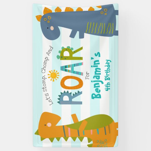 キュートブルーウィーズストンプチョンプロアボーイ誕生日 横断幕 (縦)