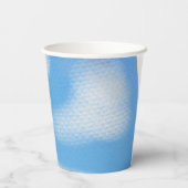 キュートブルースカイ子供の誕生日紙カップ 紙コップ (裏面)