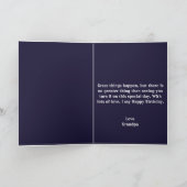 キュートブルースター宇宙サテライト8誕生日 カード (内部)