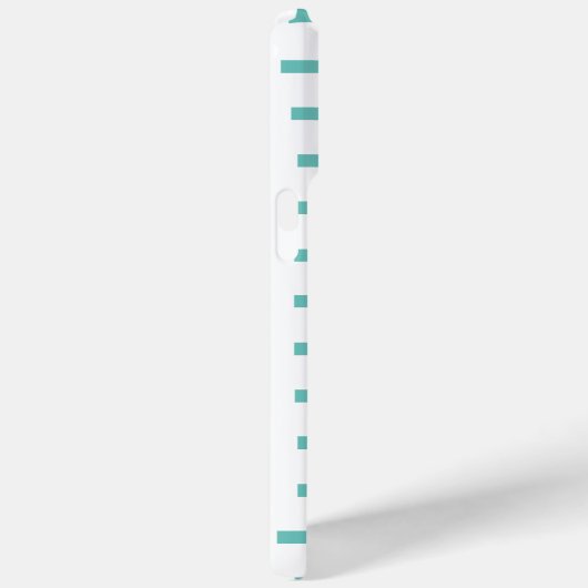 キュートブルーストライプのラヴィダロカ Case-Mate iPhoneケース (裏面 / 右)