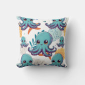 キュートブルータコプリント クッション (正面)