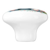 キュートブルーテディベアーピンクローズベビールーム セラミックノブ (側面)