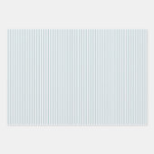 キュートブルーテディベア&ハート男の赤ちゃんイニシャル ラッピングペーパーシート (正面2)