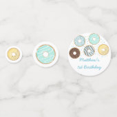 キュートブルードーナツ誕生日 コンフェッティ (裏面)