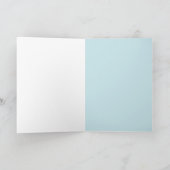 キュートブルー海ウェーブズ楽しむザバケーション カード (内部)