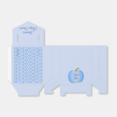 キュートブルー男の赤ちゃんカボチャカスタムンベビーシャワー フェイバーボックス (折り畳みなし)