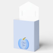 キュートブルー男の赤ちゃんカボチャカスタムンベビーシャワー フェイバーボックス (オープン)