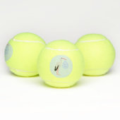 キュートブルー男の赤ちゃんストーク テニスボール (マルチ)