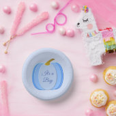 キュートブルー男の赤ちゃんパンプキンカスタム ペーパーボウル (パーティー)