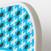 キュートブルー男の赤ちゃんビーカスタム ピックルボールラケット (左詳細)