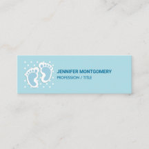 キュートブルー男の赤ちゃん足イラストレーション