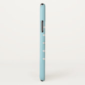 キュートブルー男の赤ちゃん足イラストレーション Case-Mate iPhoneケース (裏面/右)