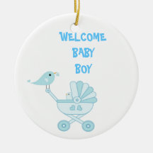 キュートブルー男の赤ちゃん