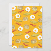 キュートブレックファーストブランチキッズ1st誕生日パーティー 招待状 (裏面)