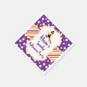 キュートブロンドウィッチハローウィンパーティ スタンダードカクテルナプキン (角)