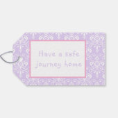 キュートブロンドバレリーナ「ありがとう」ギフトラベル ギフトタグ (裏面横)