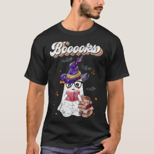 キュートブークス読幽霊もっと本おもしろい先生H Tシャツ