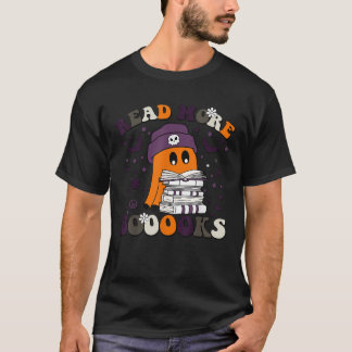 キュートブークス読幽霊もっと本おもしろい先生H Tシャツ