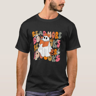 キュートブークス読幽霊もっと本おもしろい先生H Tシャツ