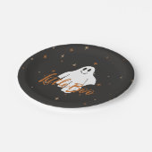 キュートブーハロウィンベビーシャワー紙プレート ペーパープレート (アングル)