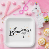 キュートブーハローウィンパーティ紙プレート ペーパープレート (パーティー)