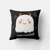 キュートブ不気味ーデーモン幽霊 クッション (裏面)