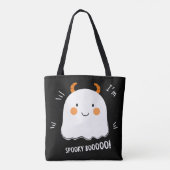 キュートブ不気味ーデーモン幽霊 トートバッグ (裏面)