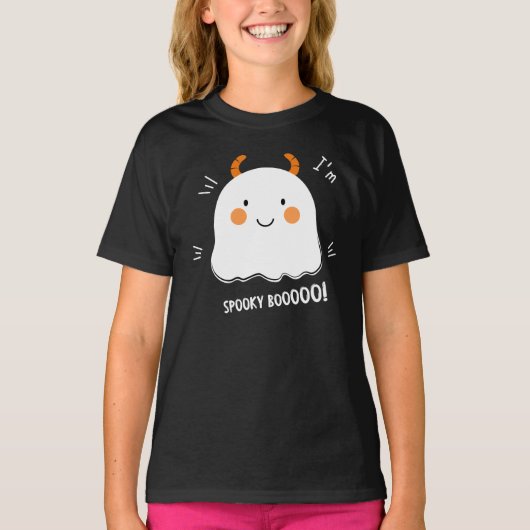 キュートブ不気味ーデーモン幽霊 Tシャツ (正面)