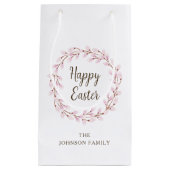 キュートプッシウィローハッピーイースター スモールペーパーバッグ (正面)