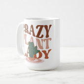 キュートプラントサボスハウスプラント コーヒーマグカップ (正面左)