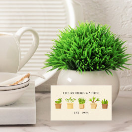 キュートプラント子供部屋多肉質ボタニーブティックストア 名刺