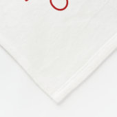 キュートプラ素朴イドパーソナライズされたクリスマス格言小妖精や小人 フリースブランケット (角)