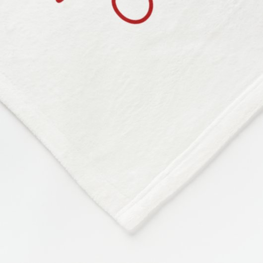 キュートプラ素朴イドパーソナライズされたクリスマス格言小妖精や小人 フリースブランケット (角)