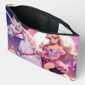 キュートプリントカットソーバッグ アクセサリーポーチ (見開き)