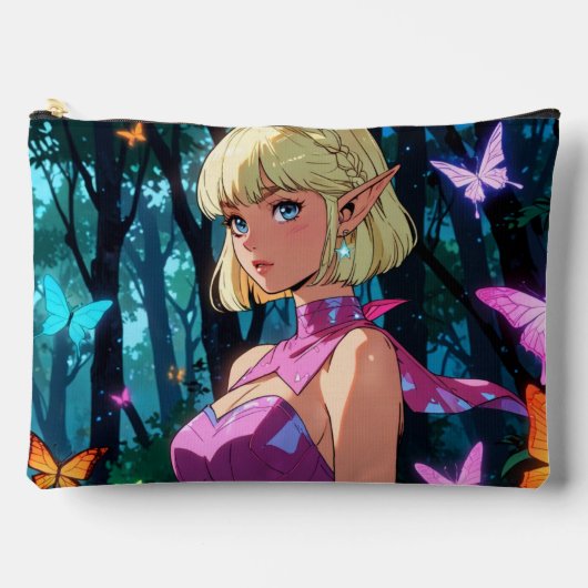 キュートプリントカットソーバッグ アクセサリーポーチ (正面)