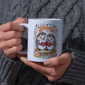 キュートヘッジホグスヴァレンティパーソナライズされたネス コーヒーマグカップ