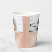 キュートヘッジホッグバラ金ゴールド |カスタム誕生日 紙コップ (右)