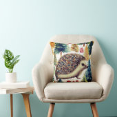 キュートヘッジホッグホリデーツリーズ クッション (椅子)