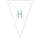 キュートヘッジホッグ誕生日 バンティングフラッグ (第2の旗)