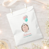 キュートヘッジホッグ誕生日 フェイバーバッグ (クリップ留めされた状態)