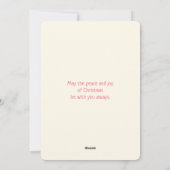 キュートベアインザウィンタースカーフクッキースケッチ シーズンカード (裏面)