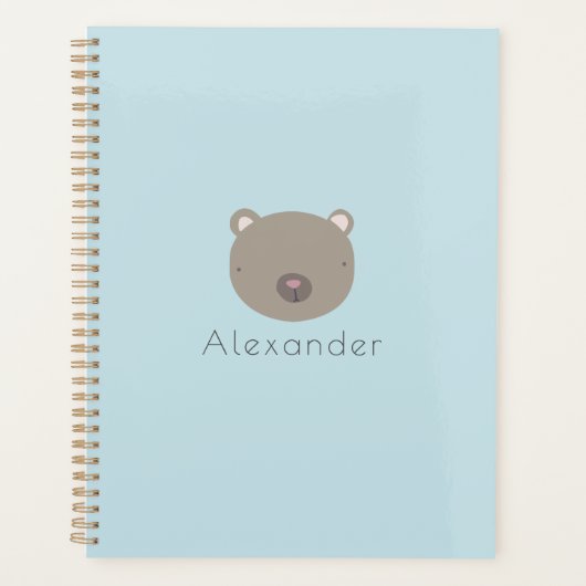 キュートベアカスタム プランナー手帳 (正面)